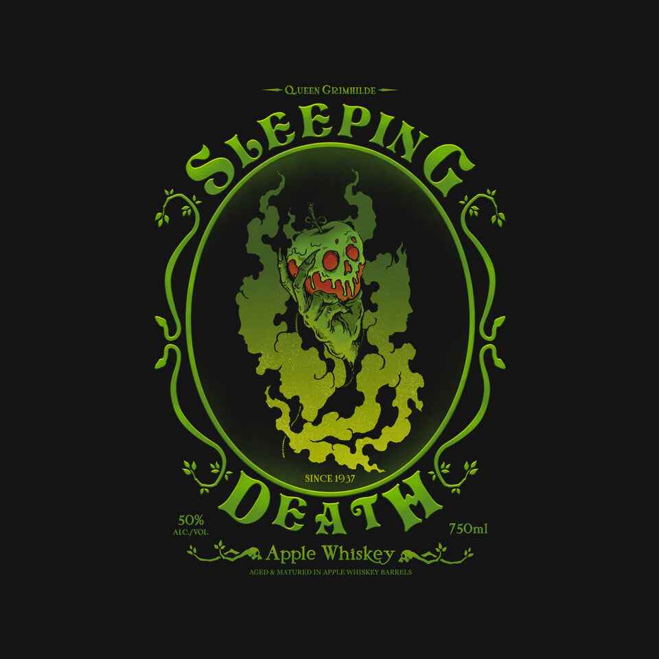Sleeping Death Whiskey – Fantasy Graphic T-Shirt