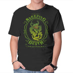 Sleeping Death Whiskey – Fantasy Graphic T-Shirt in black, product display