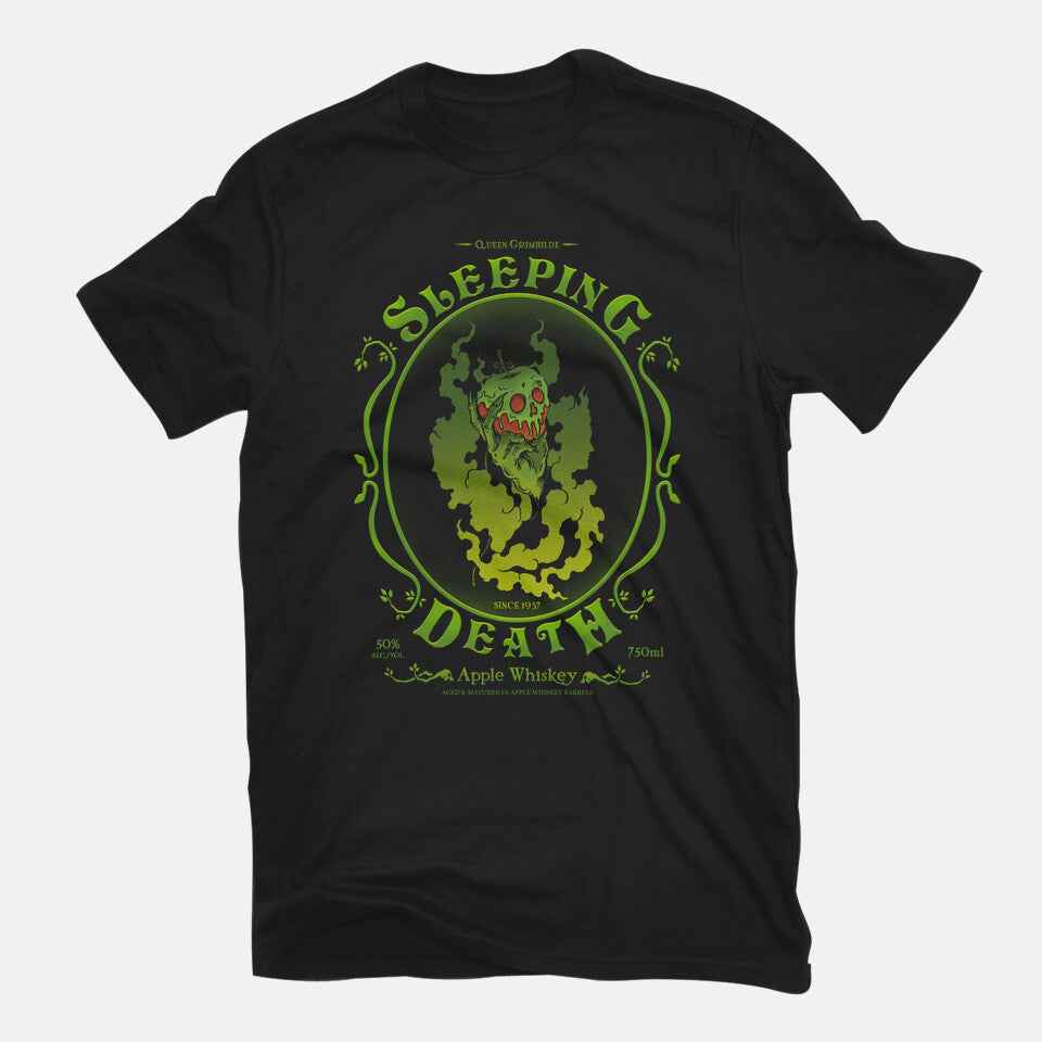 Sleeping Death Whiskey – Fantasy Graphic T-Shirt