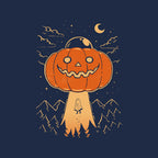 I Believe In Halloween – Halloween Graphic T-Shirt design artwork for navy graphic T-shirt