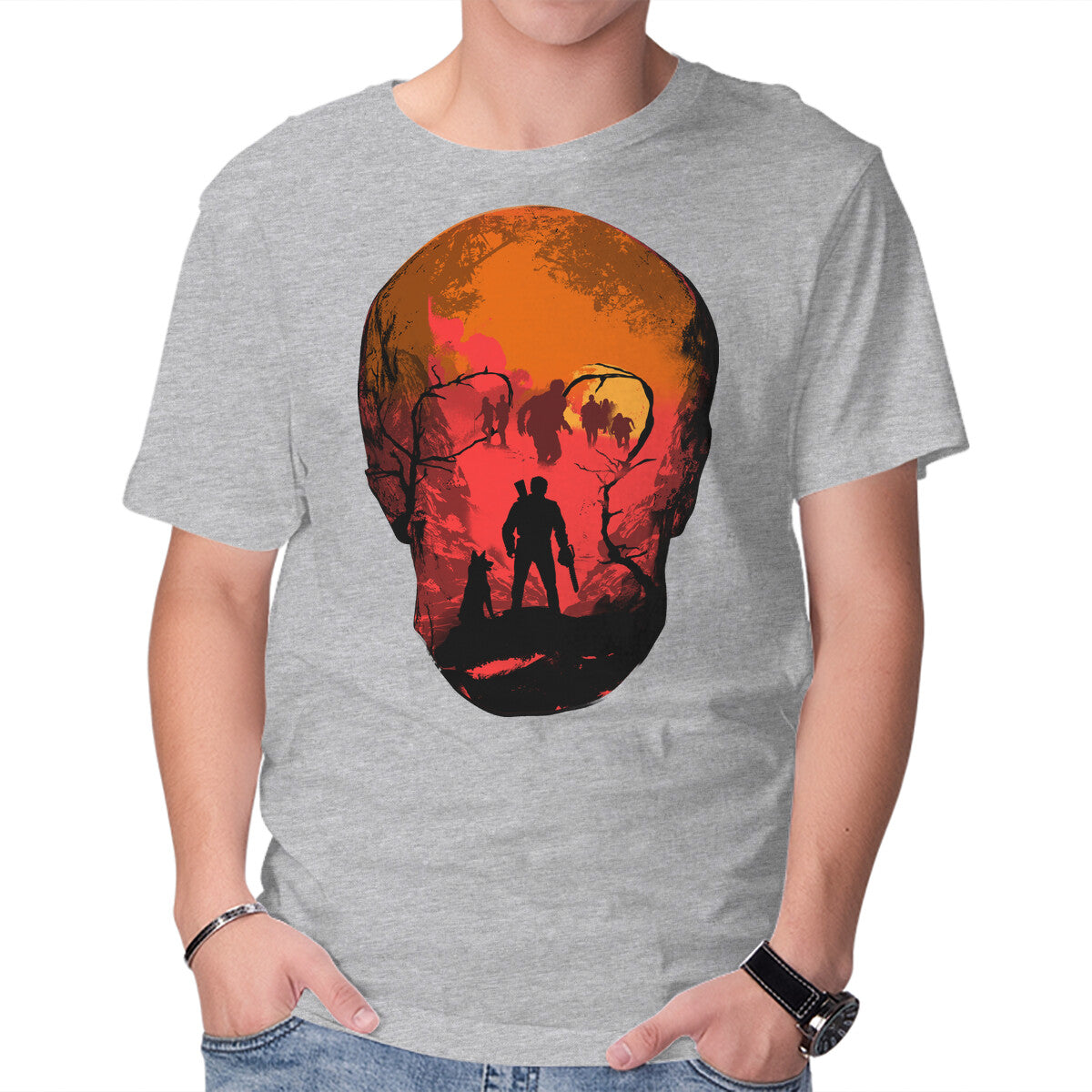 Evil Dead Fight – Horror Graphic T-Shirt