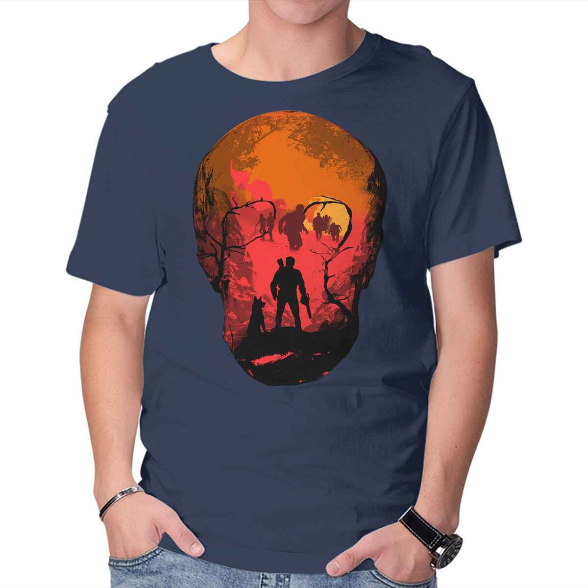 Evil Dead Fight – Horror Graphic T-Shirt