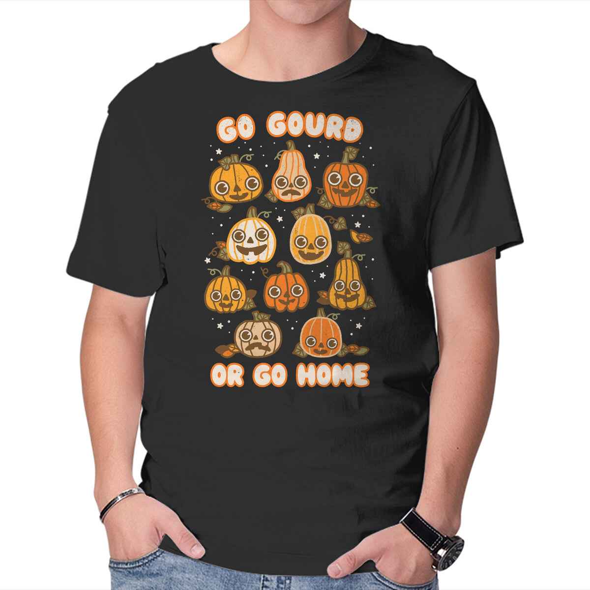Go Gourd Or Go Home – Halloween Graphic T-Shirt
