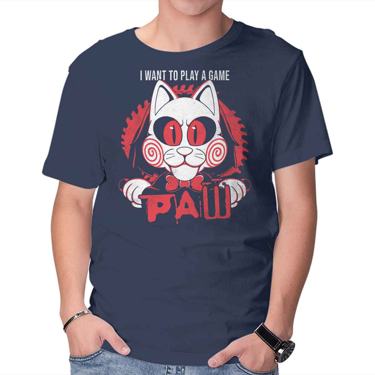 PAW – Cat Graphic T-Shirt