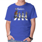 The Knights – Music Graphic T-Shirt in royal blue, product display