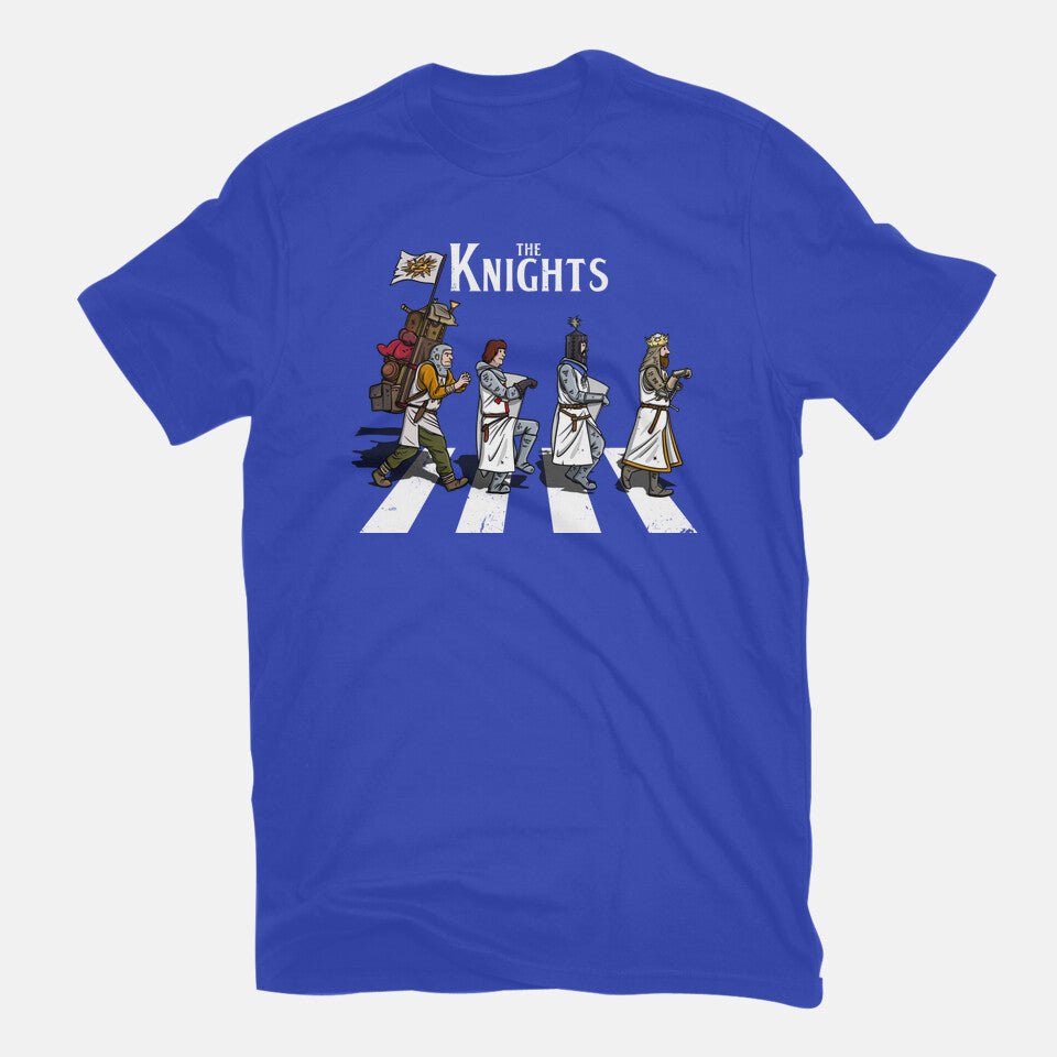 The Knights – Music Graphic T-Shirt in royal blue, flat-lay product view