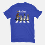 The Knights – Music Graphic T-Shirt in royal blue, flat-lay product view