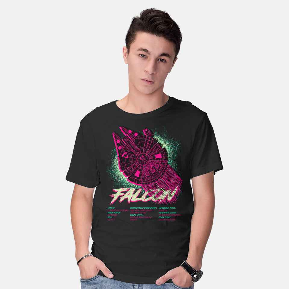 Falcon Technical Specs – Sci-Fi Graphic T-Shirt