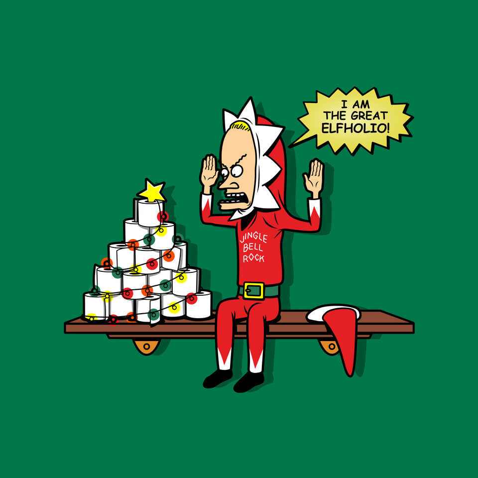 The Great Elfholio – Funny Graphic T-Shirt