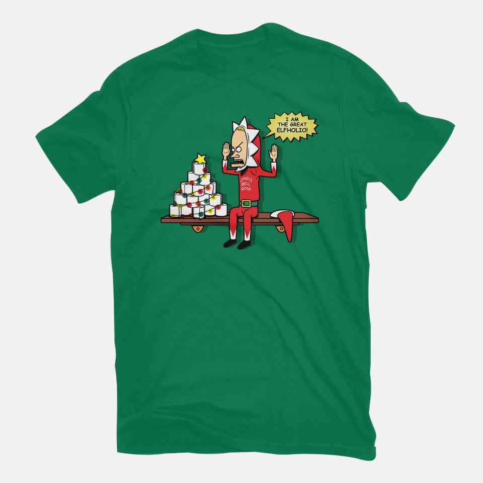 The Great Elfholio – Funny Graphic T-Shirt