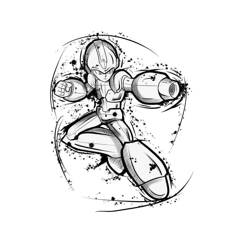 Mega Sketch – Gaming Graphic T-Shirt