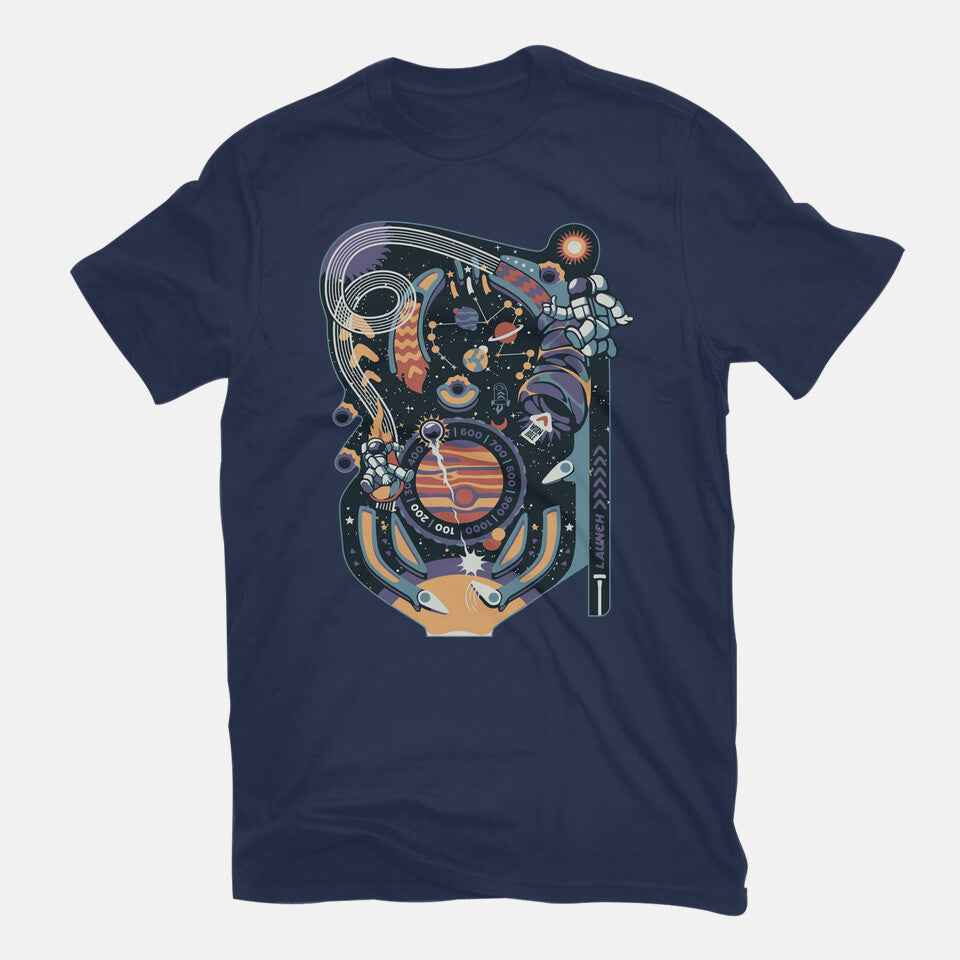Pinball Space Machine – Gaming Graphic T-Shirt