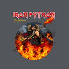 Iron Python – Music Graphic T-Shirt design artwork for charcoal graphic T-shirt