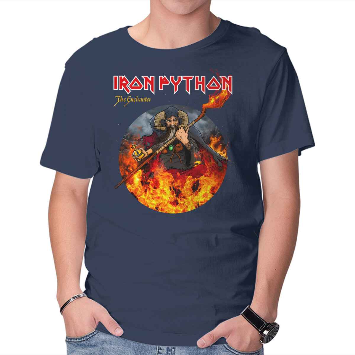 Iron Python – Music Graphic T-Shirt