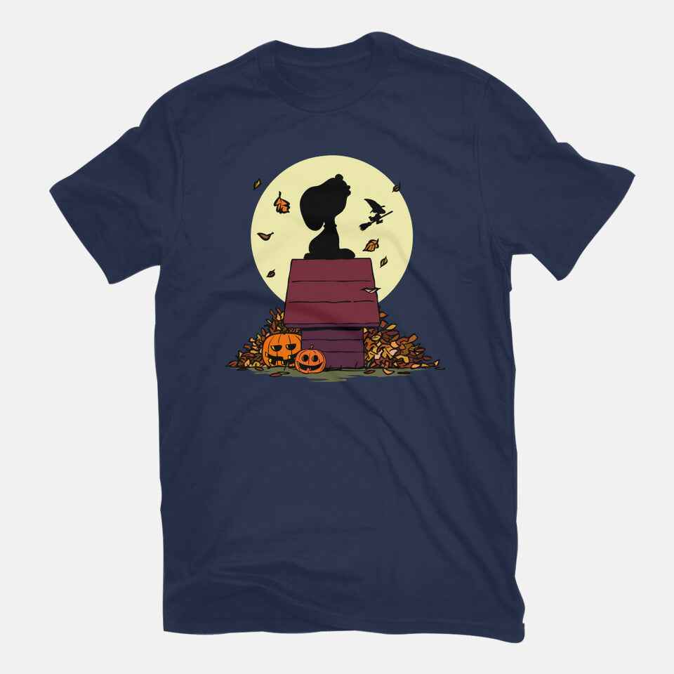 Halloween Vibes – Dog Graphic T-Shirt