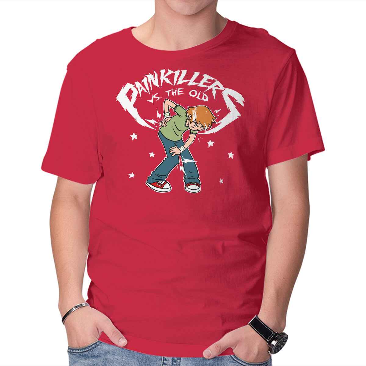 Painkillers Vs The Old – Music Graphic T-Shirt