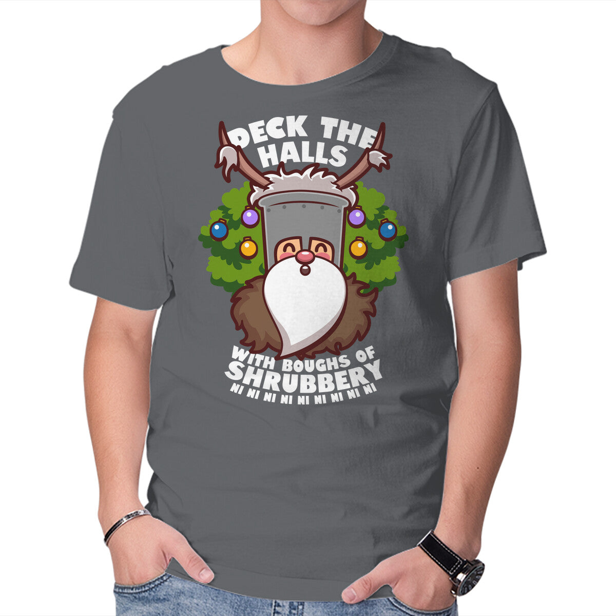 Boughs Of Shrubbery – Movie Graphic T-Shirt in charcoal, product display