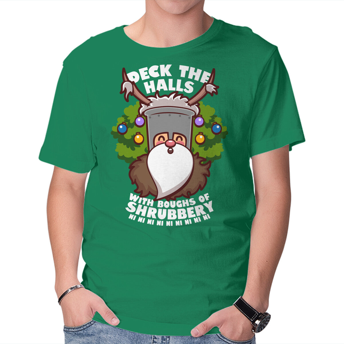 Boughs Of Shrubbery – Movie Graphic T-Shirt in green, product display