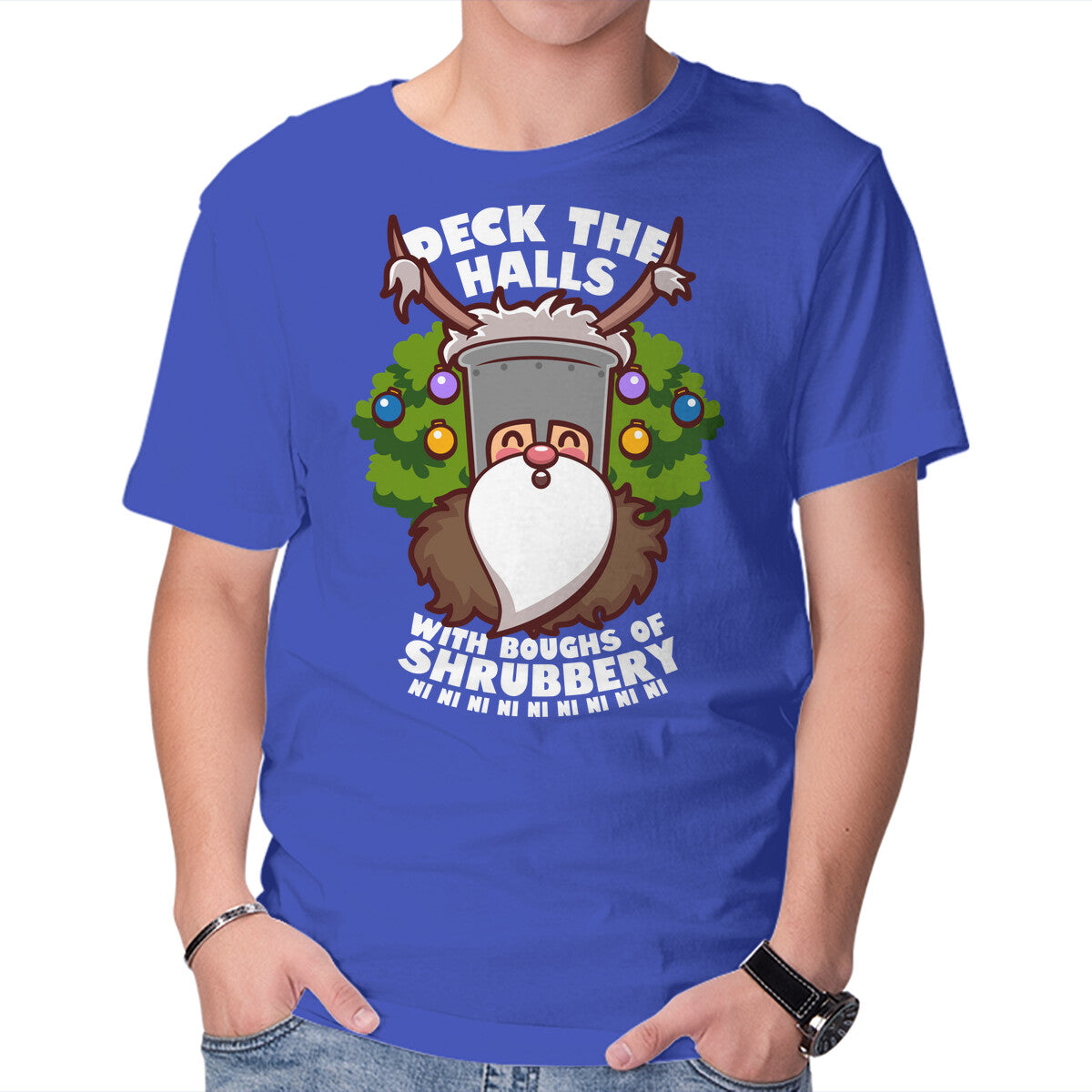 Boughs Of Shrubbery – Movie Graphic T-Shirt in royal blue, product display