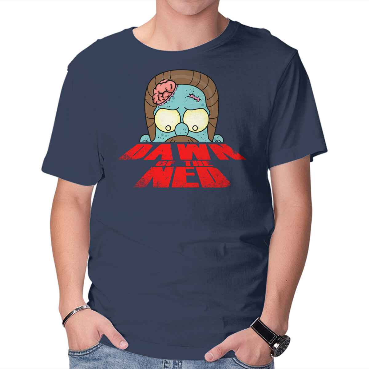 Dawn Of The Ned – Horror Graphic T-Shirt