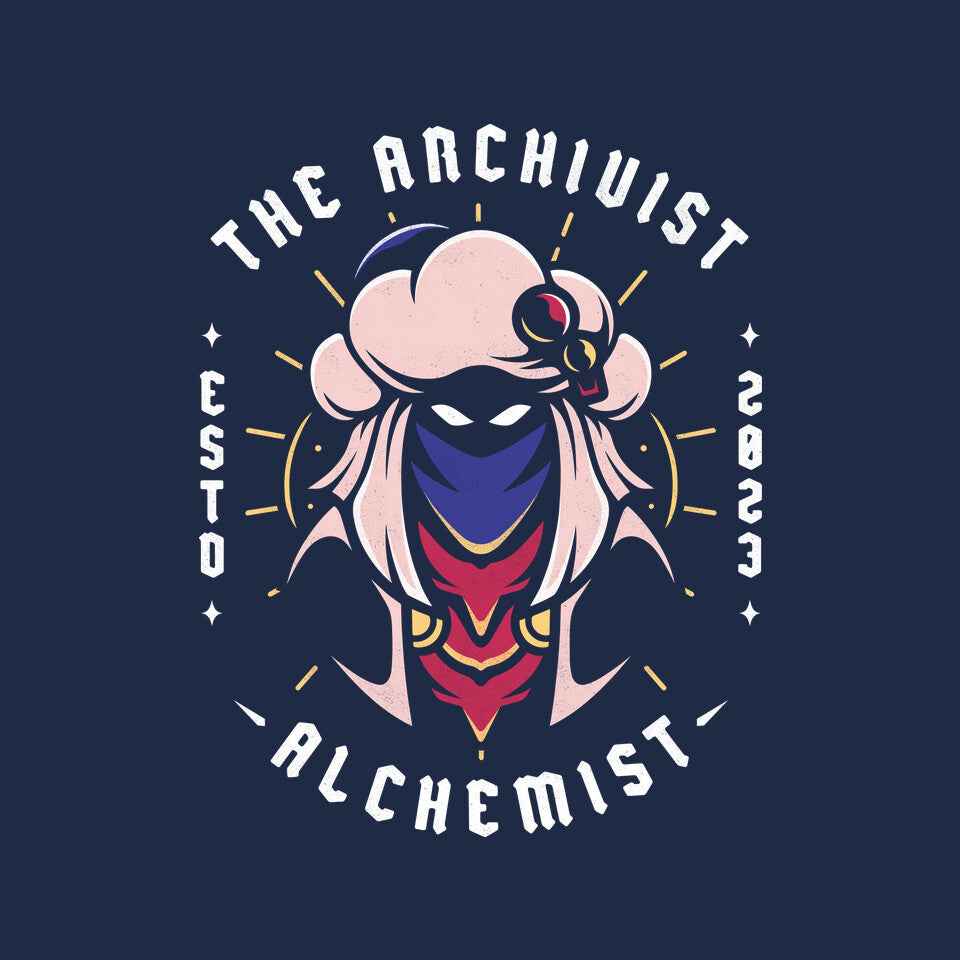 The Archivist Alchemist – Gaming Graphic T-Shirt