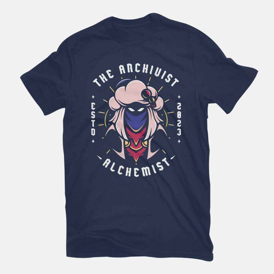 The Archivist Alchemist – Gaming Graphic T-Shirt