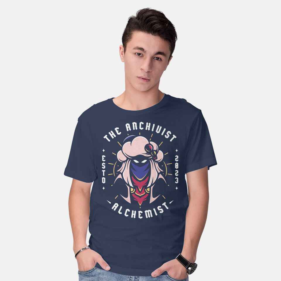 The Archivist Alchemist – Gaming Graphic T-Shirt