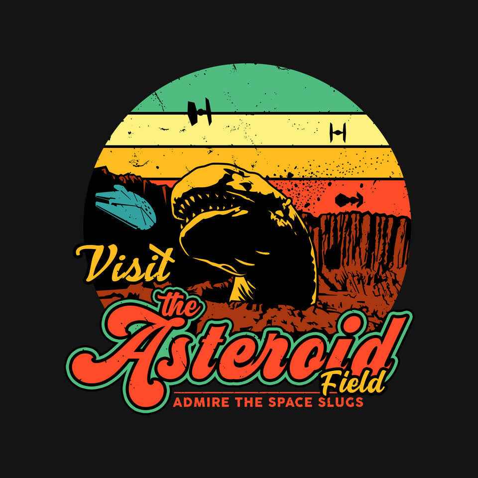 The Asteroid Field – Sci-Fi Graphic T-Shirt