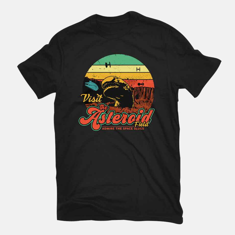 The Asteroid Field – Sci-Fi Graphic T-Shirt