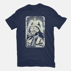 The Father – Sci-Fi Graphic T-Shirt in navy, flat-lay product view