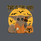 Treat Is The Way – Halloween Graphic T-Shirt design artwork for charcoal graphic T-shirt