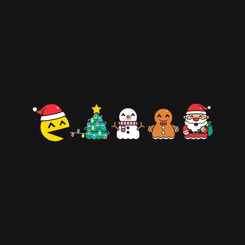Pac-Xmas – Gaming Graphic T-Shirt