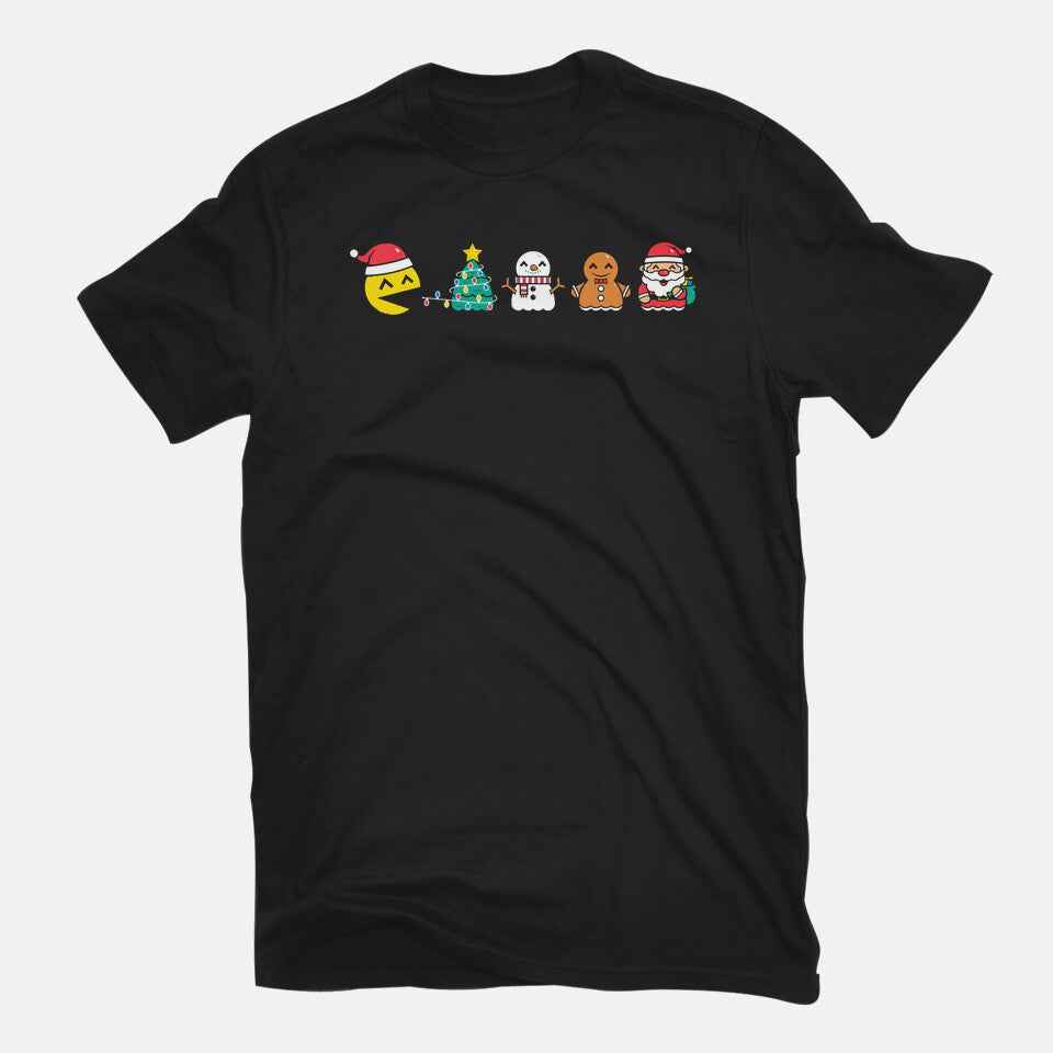 Pac-Xmas – Gaming Graphic T-Shirt
