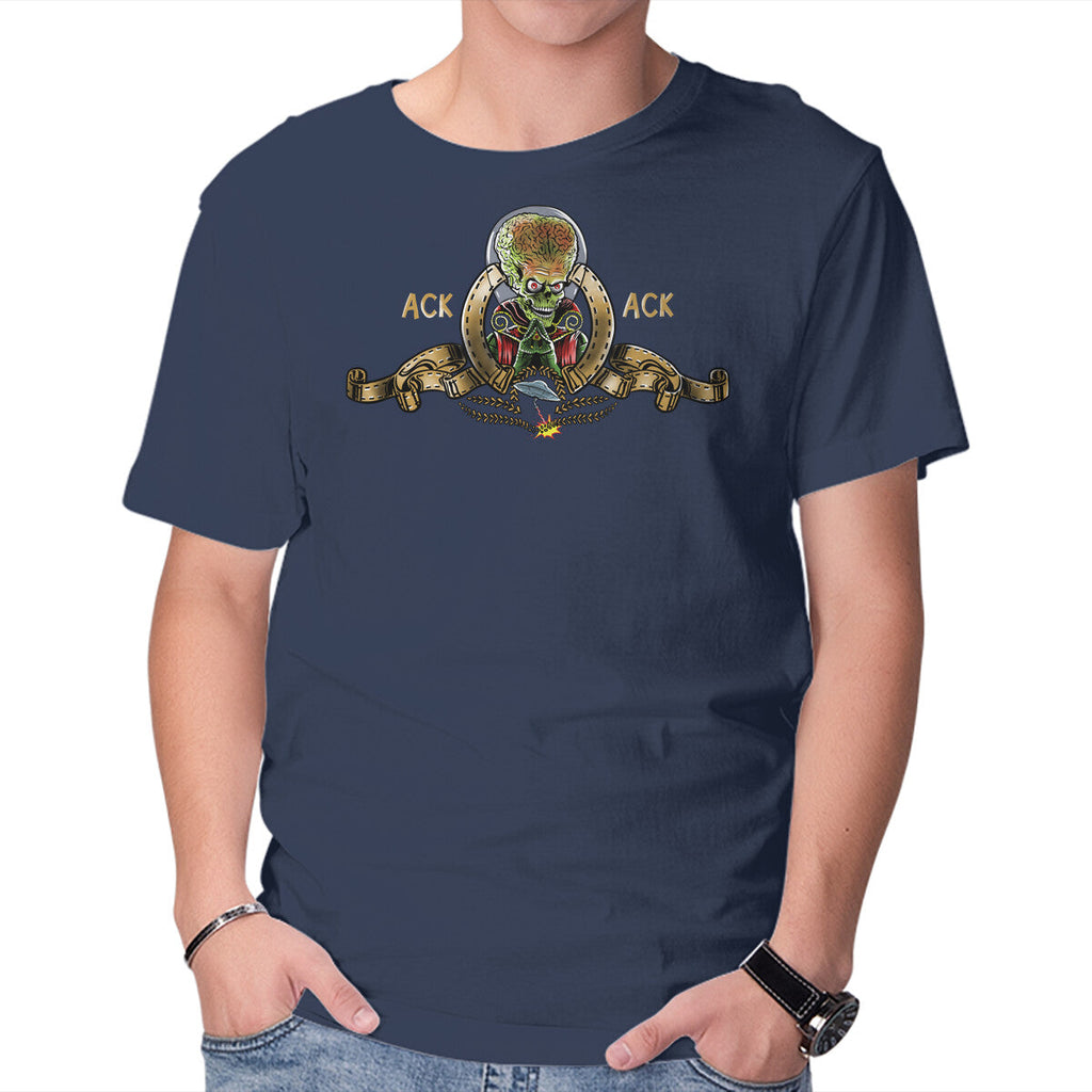 Martian Goldwyn Mayer – Sci-Fi Graphic T-Shirt in navy, product display