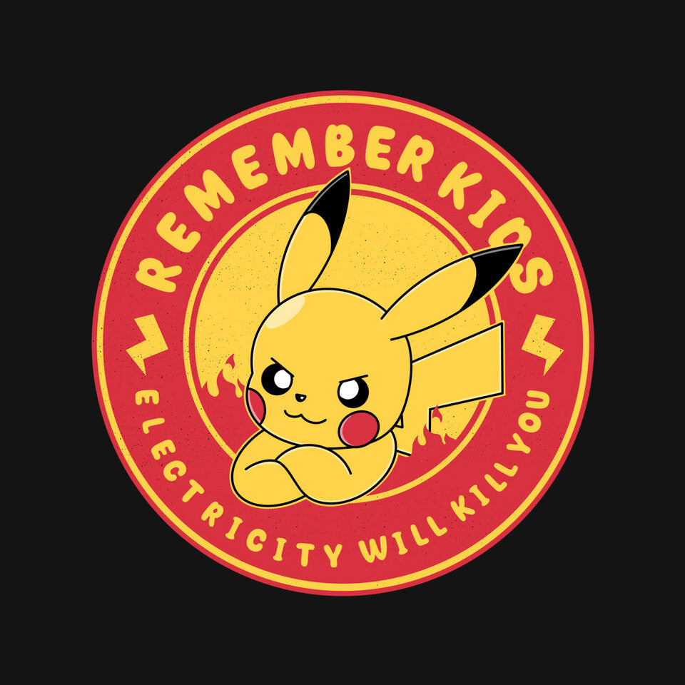 Remember Kids – Anime Graphic T-Shirt design artwork for black graphic T-shirt