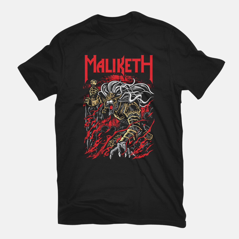 Black Blade – Gaming Graphic T-Shirt in black, flat-lay product view