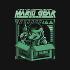 Solid Mario – Gaming Graphic T-Shirt design artwork for black graphic T-shirt