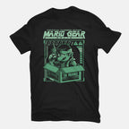 Solid Mario – Gaming Graphic T-Shirt in black, flat-lay product view
