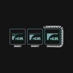 Missing Snake – Gaming Graphic T-Shirt design artwork for black graphic T-shirt