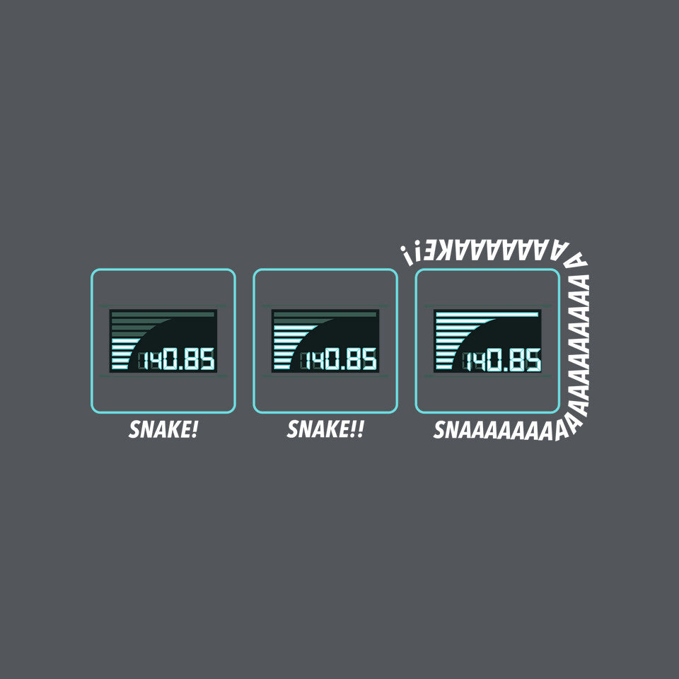 Missing Snake – Gaming Graphic T-Shirt design artwork for charcoal graphic T-shirt
