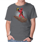 The Tacos King – Movie Graphic T-Shirt in charcoal, product display