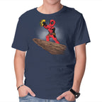 The Tacos King – Movie Graphic T-Shirt in navy, product display