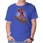 The Tacos King – Movie Graphic T-Shirt in royal blue, product display