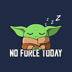 No Force Today – Sci-Fi Graphic T-Shirt design artwork for navy graphic T-shirt