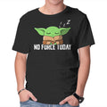 No Force Today – Sci-Fi Graphic T-Shirt in black, product display