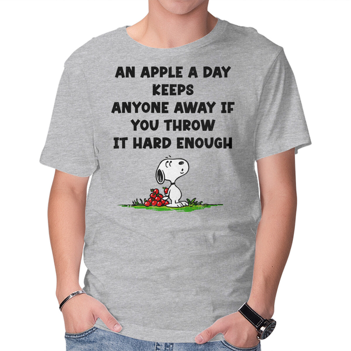 An Apple A Day – Funny Graphic T-Shirt