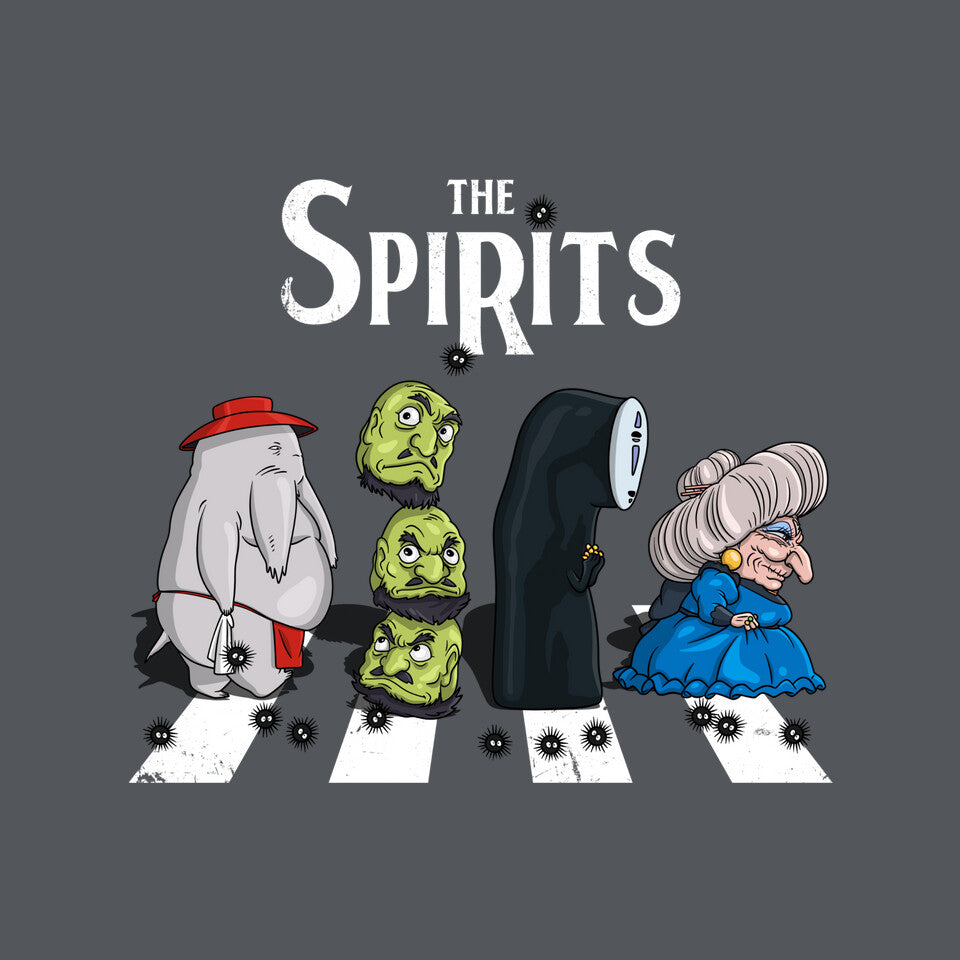 The Spirits – Fantasy Graphic T-Shirt design artwork for charcoal graphic T-shirt