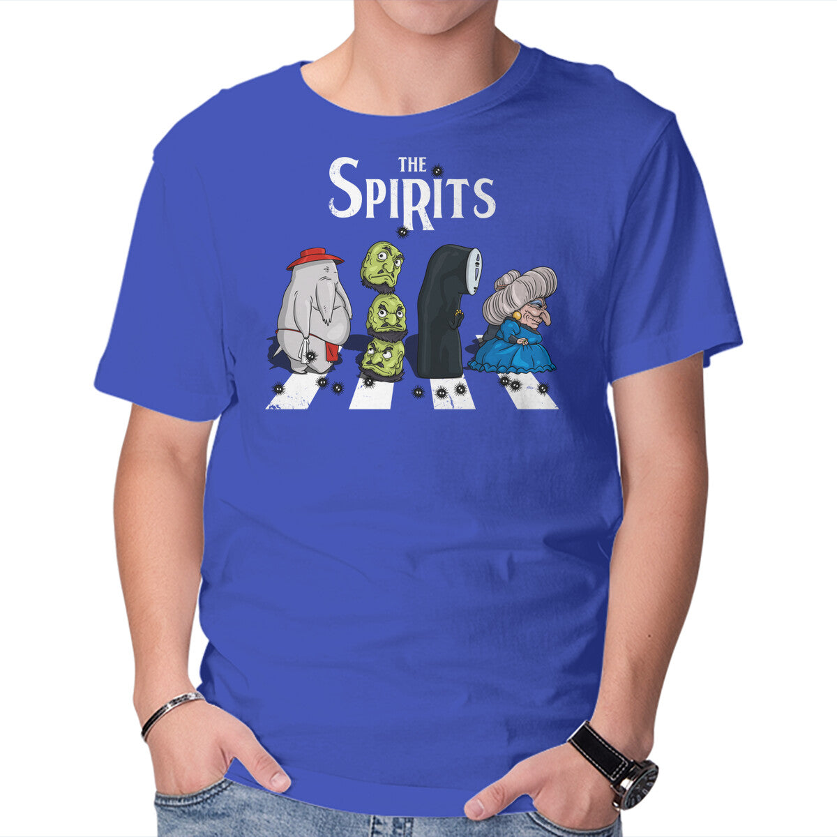 The Spirits – Fantasy Graphic T-Shirt in royal blue, product display