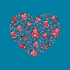 Valen-Mon – Anime Graphic T-Shirt design artwork for turquoise graphic T-shirt