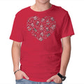 Valen-Mon – Anime Graphic T-Shirt in red, product display